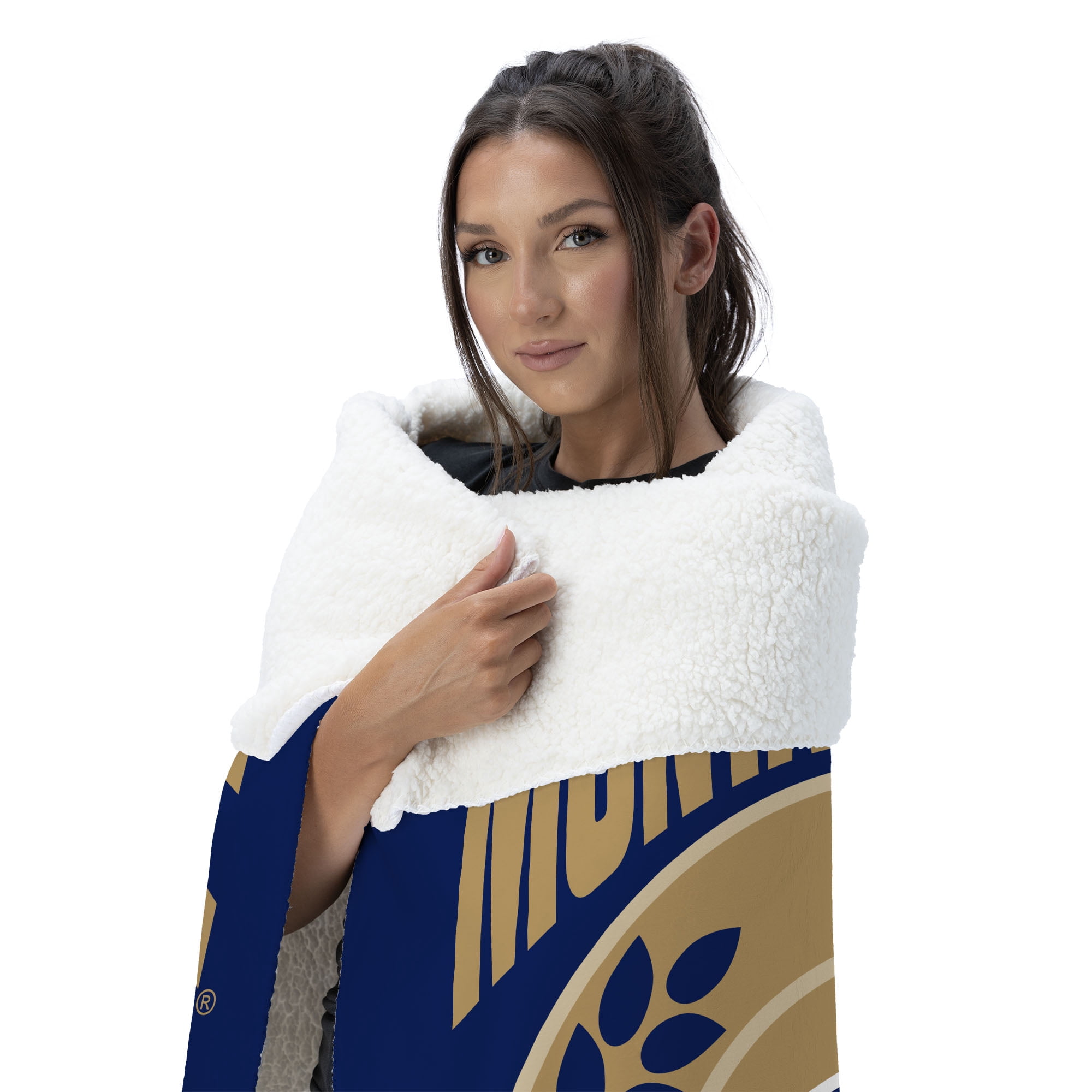 Montana State NCAA Apex Silk Touch Sherpa Throw 50x60 inches