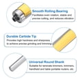 thumbnail image 4 of Uxcell 2pcs Flush Trim Router Bit 1/4" Shank 1/2" Dia Carbide Tipped Top & Bottom Bearing Router Bit for Woodworking, 4 of 6