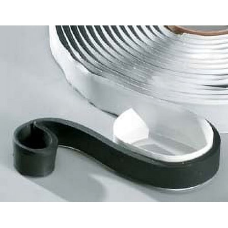 Butyl Rubber Tape, 3/16" x 3/4", Black