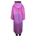 thumbnail image 4 of Poncho Imperméable Portable pour Adulte avec Capuches et Manches, 4 of 5