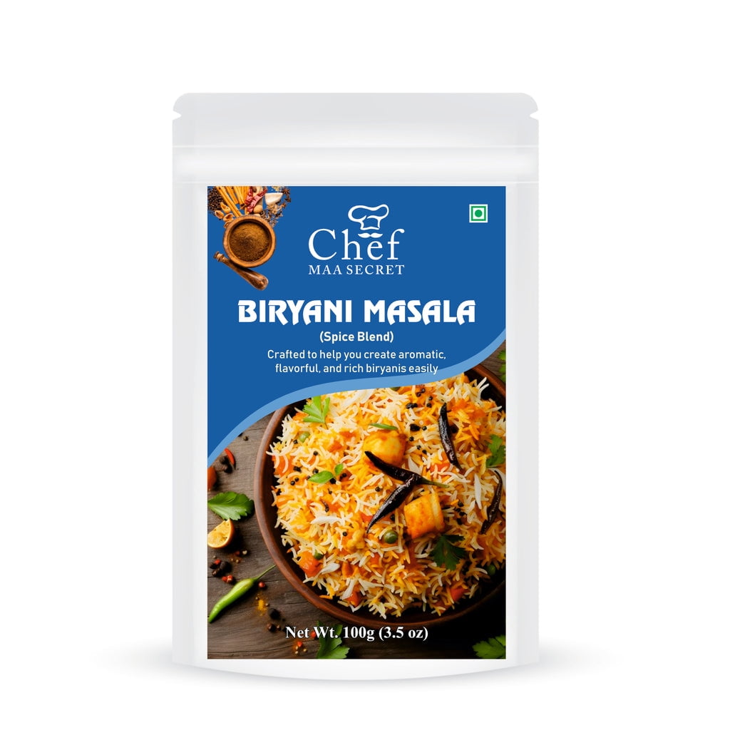 Aiva Chef Biryani Masala  100 Gm (Pack Of 12) | Biryani Masala Powder, Indian Biryani Spice Mix For Veg & Non-Veg Biryani