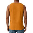 thumbnail image 3 of Men's Sleeveless Linen Tank Top Casual Loose Fit Lightweight Round Neck Soft Breathable Comfortable Basic Undershirt,M, 3 of 3