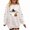 White, variant on DJDLJWCJ Girls Halloween Fleece Sweatshirt Long Sleeve Crew Neck Oversized Graphic Pullover Kids Fall Casual Halloween Sweatshirts Pink Size 2T