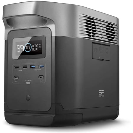 UPC: 0842783102164 | EcoFlow DELTA 1300 Portable Power Station 1260Wh Capacity Solar Generator 1800W AC Output for Outdoor Camping Home Backup Emergency RV off-Grid