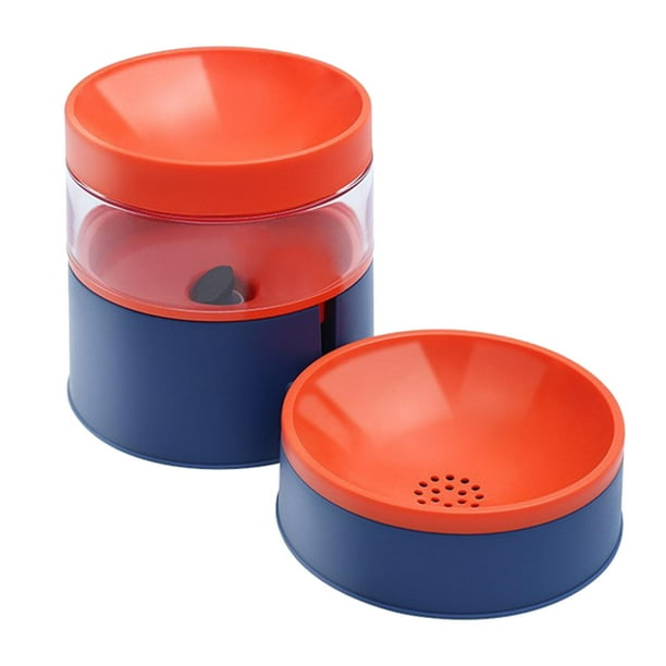 Alimentador automático de mascotas, de agua de 1 l, cuenco para naranja azul Zulema Alimentador de bebidas para mascotas