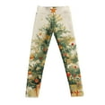 thumbnail image 4 of Endives Women's Thermal Leggings Velvet Warm Christmas Retro Printed Home Leggings Fleece Lined Leggings, 4 of 6