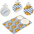 thumbnail image 4 of Pizza Blue Lines Dish Drying Mat for Kitchen Counter 18 x 24 in Rack Mat, Microfiber Dry Dishes Mats Drainer Mat Dish Drying Pad Countertops Mat, 4 of 6