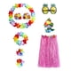thumbnail image 5 of Falda hawaiana Hugo Luau fiesta playa Cosplay disfraz conjunto Rosa 80cm, 5 of 6