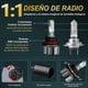 thumbnail image 3 of 2PCS H4 LED Car Headlight Bulbs IP68 Waterproof H7 H11 H13 9004 9005 9006 9007 6000K 20000LM High Power Auto Lamp Universal Kit, 3 of 5