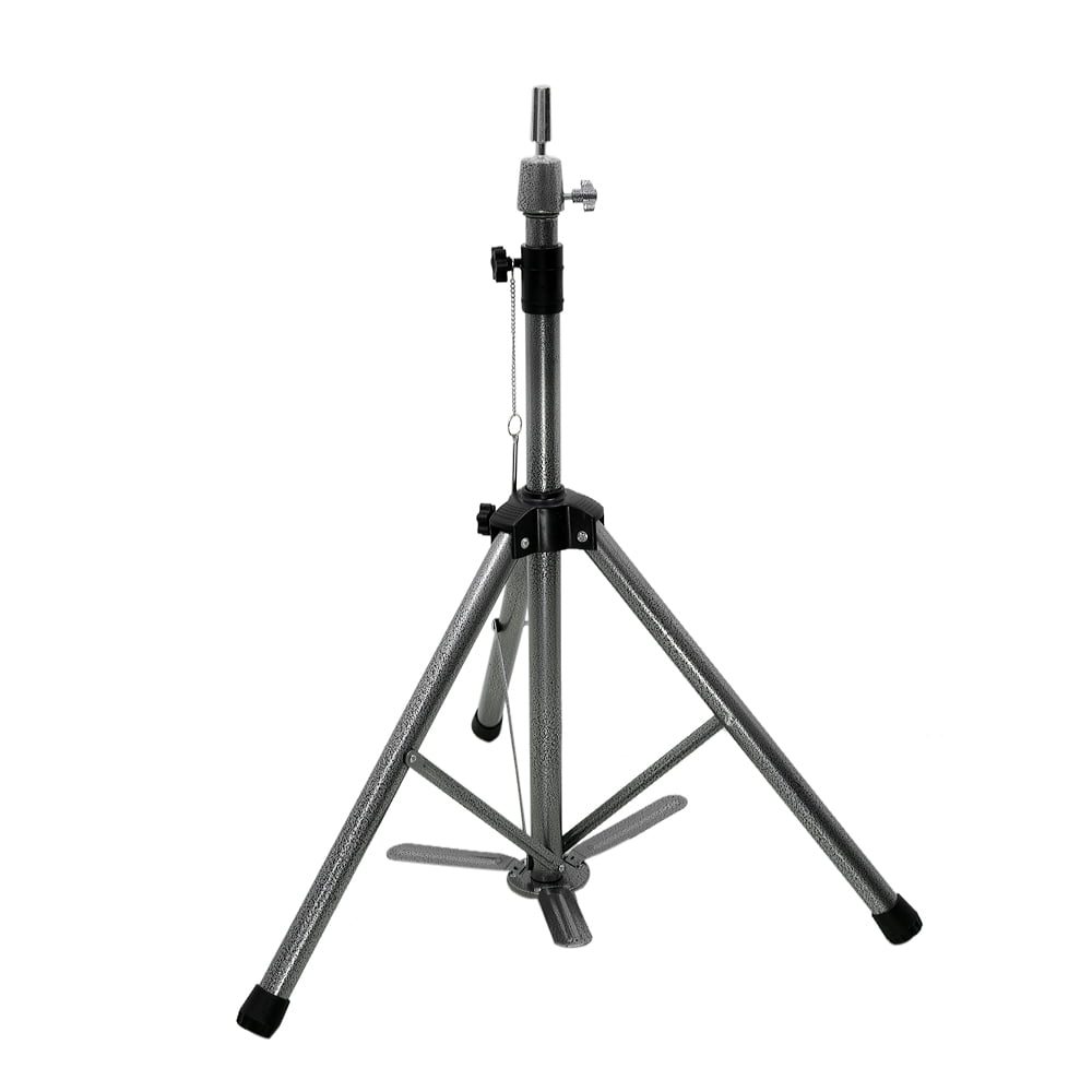 Anself Adjustable Mannequin Head Tripod Hairdressing Wig Training Head
