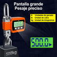 thumbnail image 3 of Bascula Industrial Colgante Digital Con Led 500kg Belug, Naranja, 3 of 5