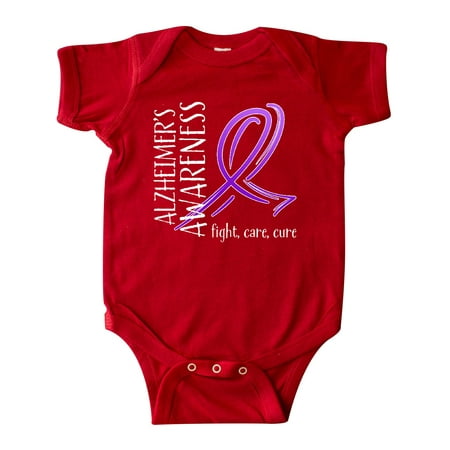 

Inktastic Alzheimers Awareness- Fight care cure Gift Baby Boy or Baby Girl Bodysuit
