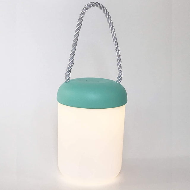 Luz nocturna portátil para niños, lámpara de noche recargable, linterna portátil con atenuación continua, iluminación de 360 °, lámpara de mesa con protección para los ojos, luz cálida de 3000 K, muy adecuada para dormitorio, sala de estar, camping, etc., azul. Sincero Electrónica