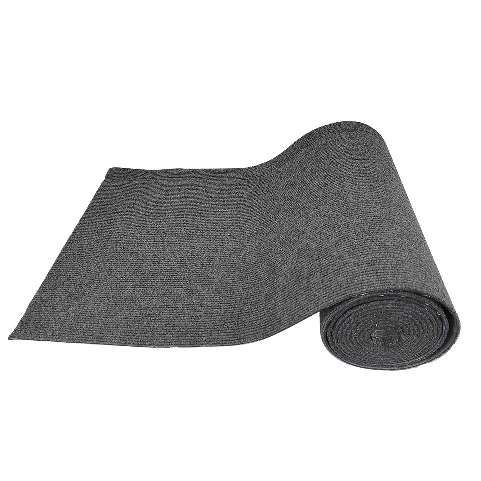 EHJRE Cuttable Scratching Mat for Cats, Self- Replacement Mat, 40 X 200 Cm, Cover for Scratching Post Shelves, Cat Carpet for Cat Scratching Post Dark Graay