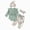 H233-Green, variant on masbird Newborn Baby Girl Clothes Infant Ruffle Romper Pants Set Fall Winter Outfits Cute Baby Clothes for Girls,Green, Newborn