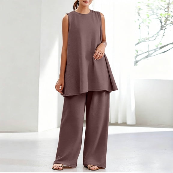 Womens Pajama Sets Sleeveless Tops Pajamas Set 2 Piece Pjs Sets for Women