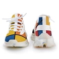 thumbnail image 4 of Mondrian Inspired（3） Walking Shoes for Men Woman Lightweight Tennis Fashion Elastic Sports Shoes Cushion Basketball Shoes, 4 of 7