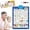 Blue, variant on Electronic Alphabet Wall Chart, Kids Learning Toys, Bilingual Talking ABC Poster with Letters, Numbers, Words, Music and Quiz Games