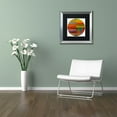 thumbnail image 2 of Trademark Fine Art "Round 4.0" Canvas Art by Michelle Calkins, Black Matte, Silver Frame, 2 of 3