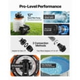 thumbnail image 3 of KFFKFF 12 in Sand Filter Pump for Above Ground Pool, 0.33 HP 3000 GPH, Swimming Pool Sand Filter Pump with Pre-Assembled Core & Leak-Resistant Design, 6-Way Valve, 3 of 9