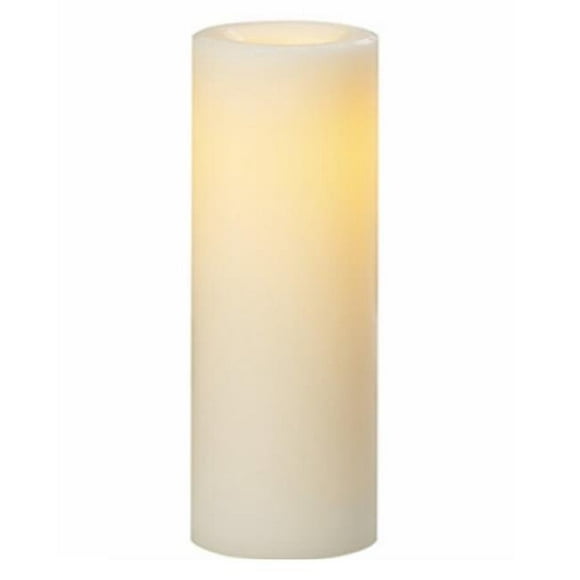 3 x 8 in. Outdoor Wax LED Candle&#44; Cream
