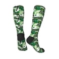 thumbnail image 4 of Daiia Sports Socks Football 7 Printed Novelty Crew Socks for Men Women Knee High Socks Cotton Socks Soft & Breathable Support Unisex Socks, 4 of 9