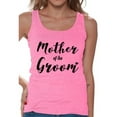thumbnail image 1 of Awkward Styles Women's Mother Of The Groom Proud Mom`s Graphic Tank Tops Wedding Day, 1 of 4