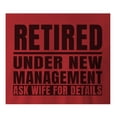 thumbnail image 2 of 9 Crowns Tees Men's Retirement Gift Funny Graphic T-Shirts (Ask Wife - Red, 2XL), 2 of 3
