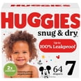 thumbnail image 1 of Pañales HUGGIES Snug & Dry Talla 7 Paquete de 80 Unidades (más de 18.5 kg), 1 of 9