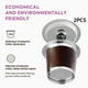 thumbnail image 5 of 2 uds cápsula de cápsula de café de acero inoxidable, recargable con tapa, reemplazo de cápsulas de un solo servicio a prueba de fugas para cafeteras Dos agujeros individuales yotijar Café Guardar, 5 of 10