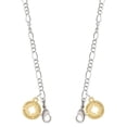 thumbnail image 1 of Goldtone I would be lost without you Silvertone Face Mask Necklace, 1 of 2
