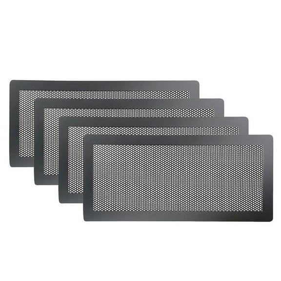 4PCS Magnetic Floor Vent Covers - 5.5x12Inch Mesh Filters for Home/Floor/Wall/Ceiling Catch Debris Hair Dust