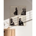 thumbnail image 6 of HAUS AND HUES African American Art Black History Posters for Classroom Black History Month Decorations & African American Posters for Classroom African American Wall Art (Beige Framed) (11x14), 6 of 6