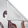 thumbnail image 3 of Ambesonne Anchor Kitchen Curtains, Monochrome Mermaid Motif, 55"x39", Navy Blue and White, 3 of 3