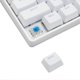 thumbnail image 3 of 61 Keys Dual Mode Mechanical Keyboard, RGB Backlit, Special Blue Switches, for Windows 2000, XP, 7, 8, White, 3 of 4