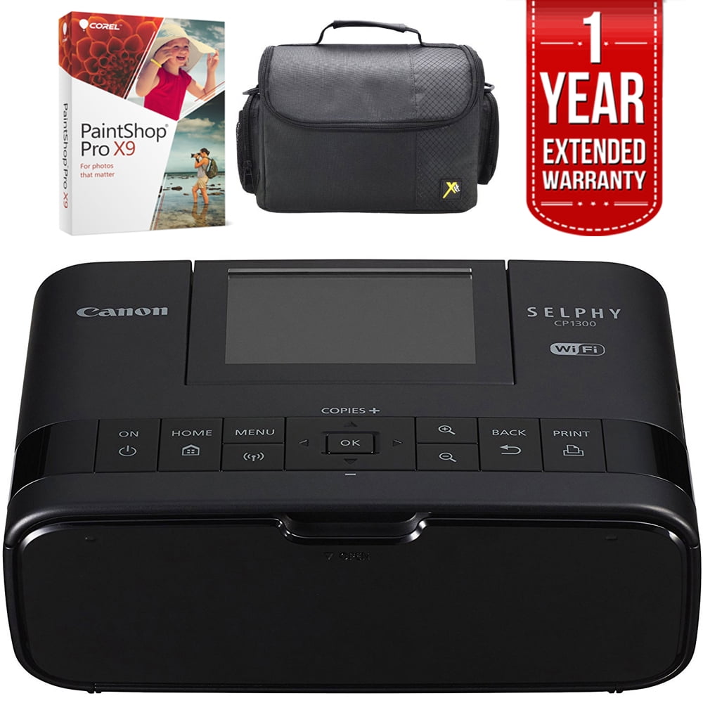 Canon SELPHY CP1300 Wireless Compact Photo Printer with AirPrint Black