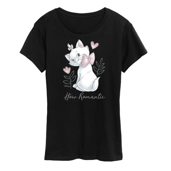 Disney - The Aristocats - How Romantic Marie - Women's Short Sleeve Graphic T-Shirt