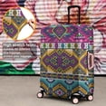 thumbnail image 4 of Yellow Geometric Boho Pattern Luggage Cover Fashion Suitcase Cover Baggage Covers Fit 25-28 Inch Luggage (Go Travel), 4 of 5