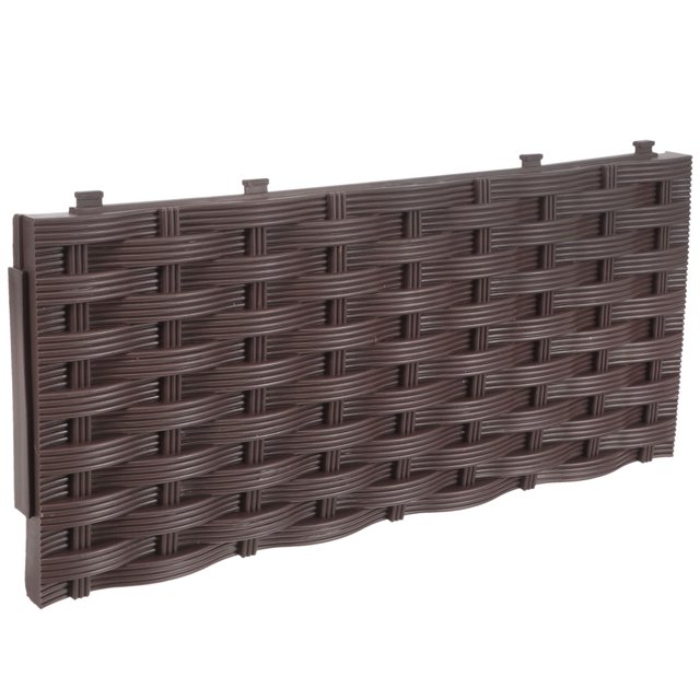 YSNOOWE Accesorio De Panel Lateral Para Maceta De Plástico Café Para En Y Patio