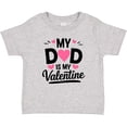 thumbnail image 3 of Inktastic My Dad is My Valentine Heart Girls Baby T-Shirt, 3 of 5