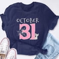 thumbnail image 2 of EcoLoom Big Day October 3 Pink Short Sleeve Unisex T Shirt, 2 of 6