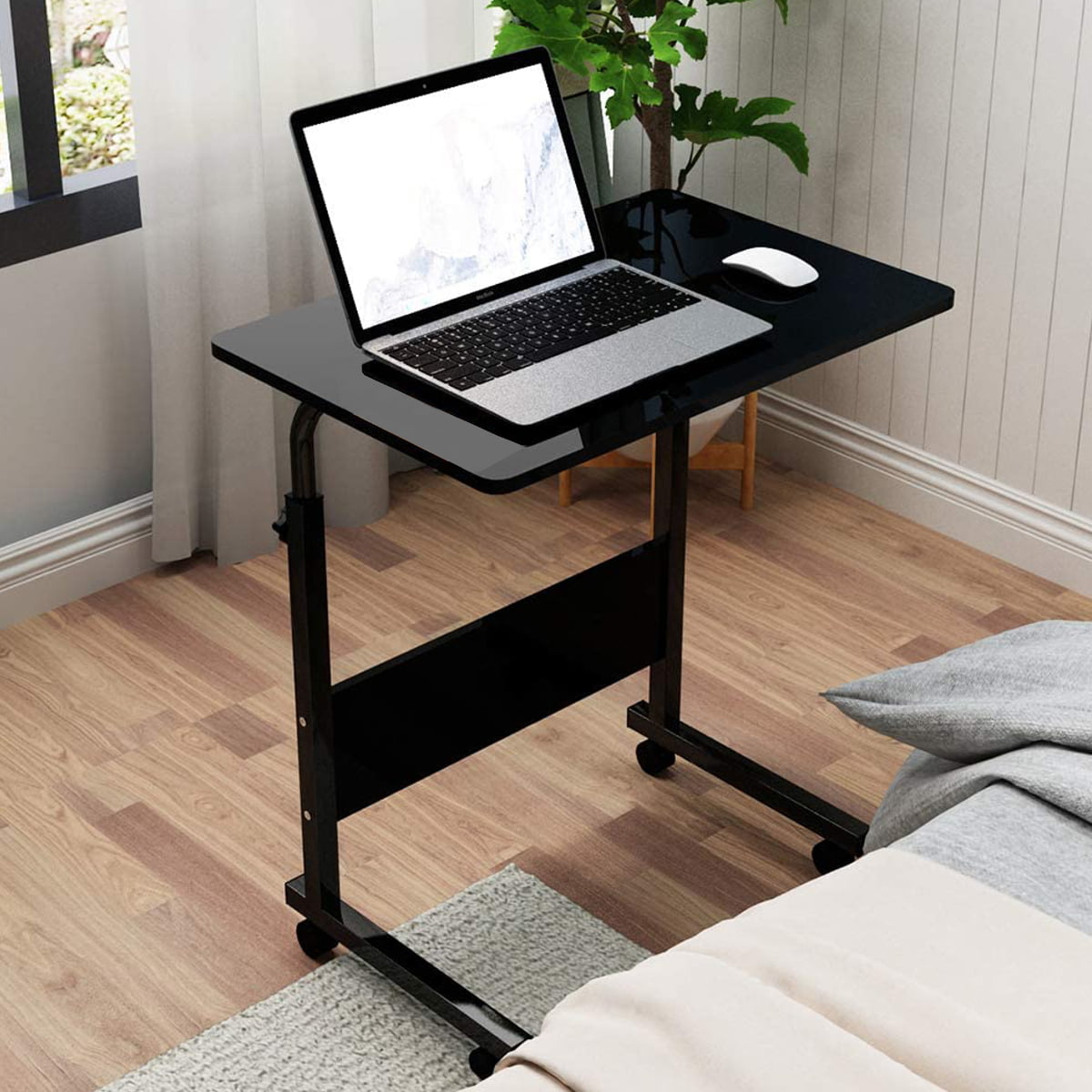 Notebook Computer Desk Adjustable Portable Laptop Trolley Sofa Bed Bedside Table