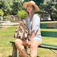 thumbnail image 2 of Montana West × Wrangler Bolso de mano para mujer con estampado de vaca occidental, bolsos de diseñador con asa superior, 2 of 5