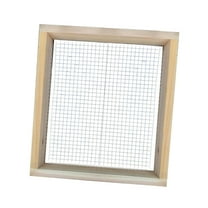 Multipurpose Soil Screen, Wood Dirt Sifter, Handheld Cedar Sifter, for Dirt, Potting Soil, Leaves, Compost, Sand,0.47x0.47inch