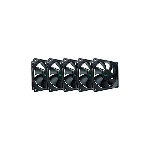 Apevia AF58SBK 80mm 4pin Molex + 3pin Motherboard Silent Black Case