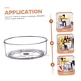 thumbnail image 3 of PartyKindom Rotating Cabinet Organizer, Transparent Pet for Spices and Condiments, 3 of 8