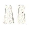 thumbnail image 7 of Disketp Wildflower Watercolor for Women's Sleeveless Dress Womens Summer Dresses Beach Casual Loose Dress, 7 of 7