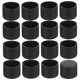 thumbnail image 1 of Uxcell 76Pcs Tapas de patas de silla, 22mm (7/8 pulgadas) sin marcas, tapas de patas de silla de PVC antideslizantes, protectores de suelo para patas de silla, negro, 1 of 6