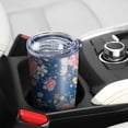 thumbnail image 5 of 20 Oz Pioneer Flower Coffee Tumbler Double Wall Insulated Stainless Steel Water Bottle | Metal Reusable Thermoses Flask with Cup Cap | Leak & Sweat Proof with Anti-Dust Lid, 5 of 7