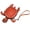 orange, variant on Handmade Leather Turtle Coin Purse – Cute Mini Animal Wallet for Kids & Students, Small Cowhide Change Pouch, Cartoon Zipper Coin Bag